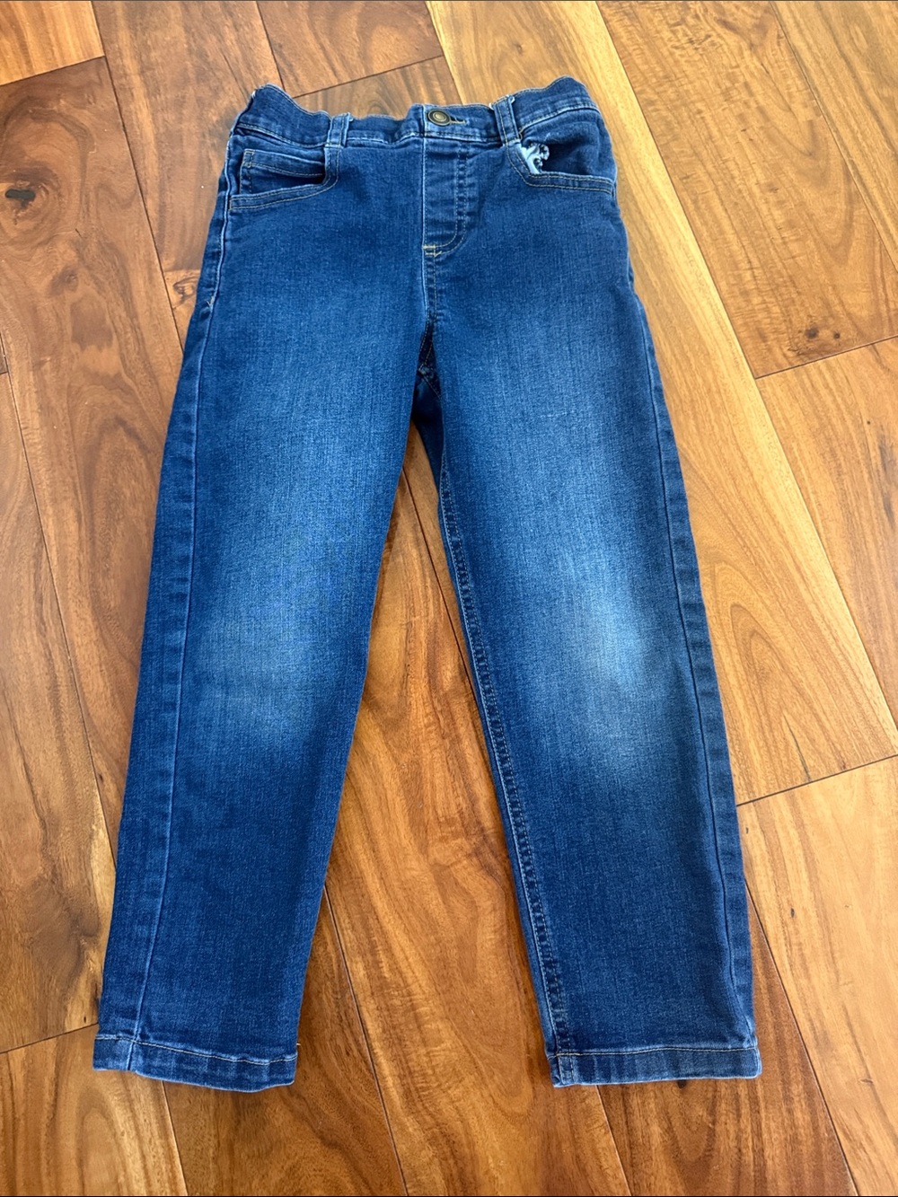Kids Blue Denim Jeans - Classic Straight Fit